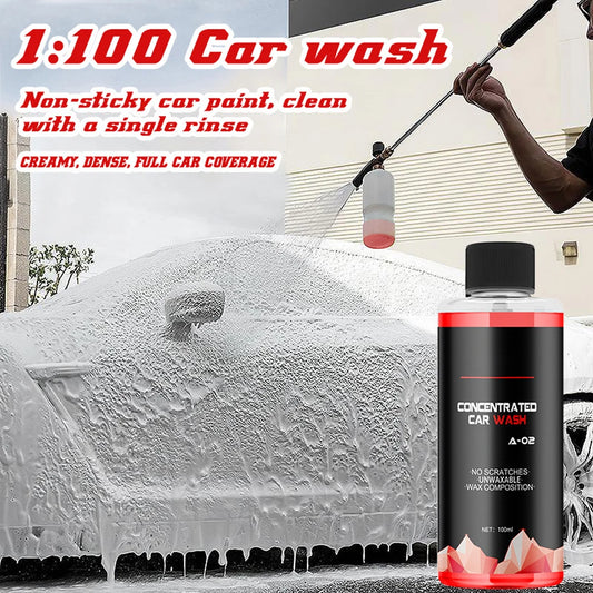 100ML Car Shampoo High Concentration Car Accessories Detailing Wash Super Foam Cleaner Multifunctional Car Maintenance Supplies